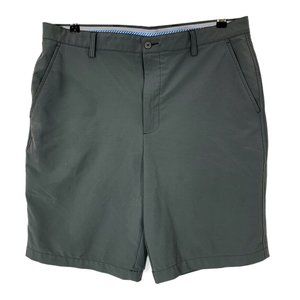 Footjoy Mens Golf Shorts 38 Gray Flat Front Stretc